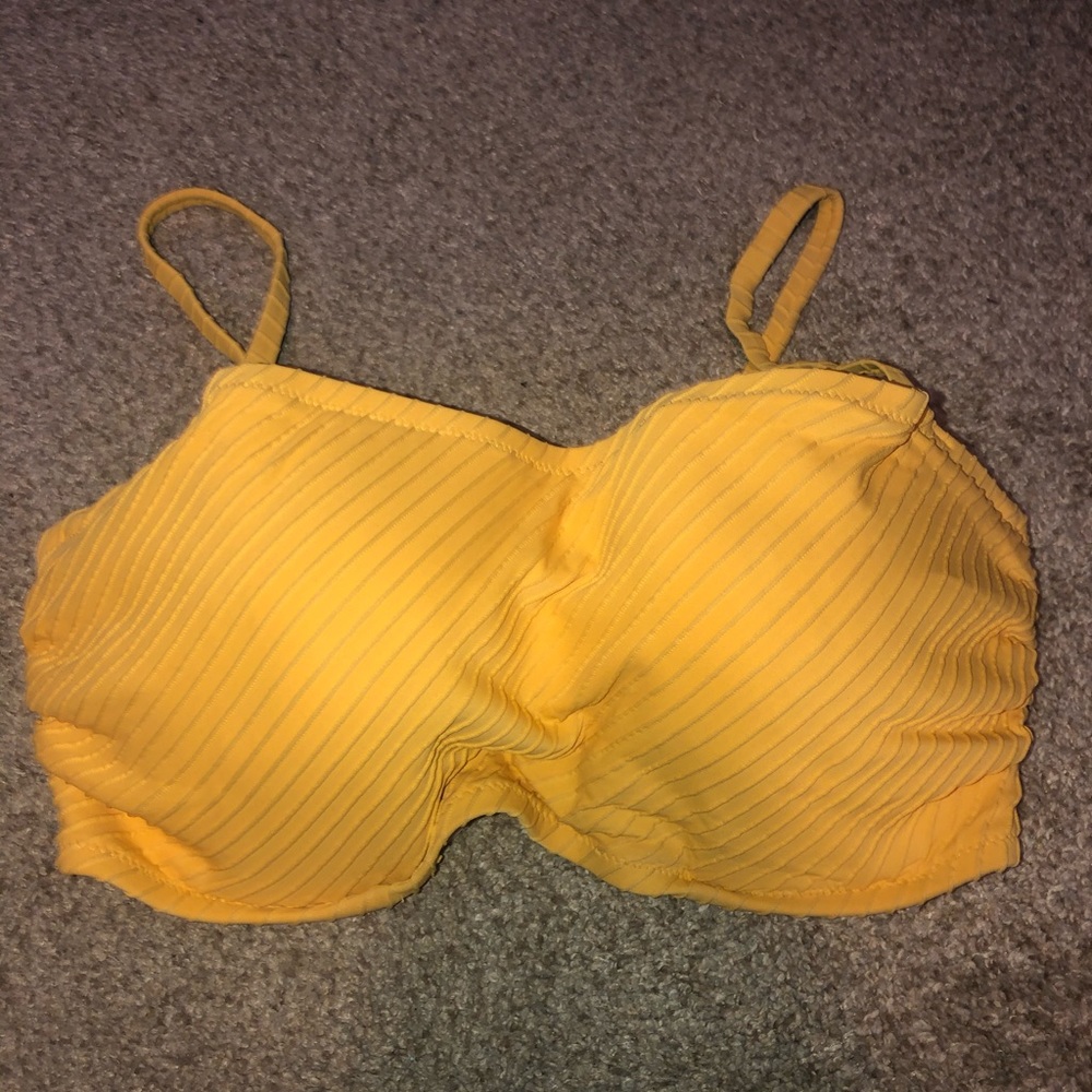 Yellow bikini top